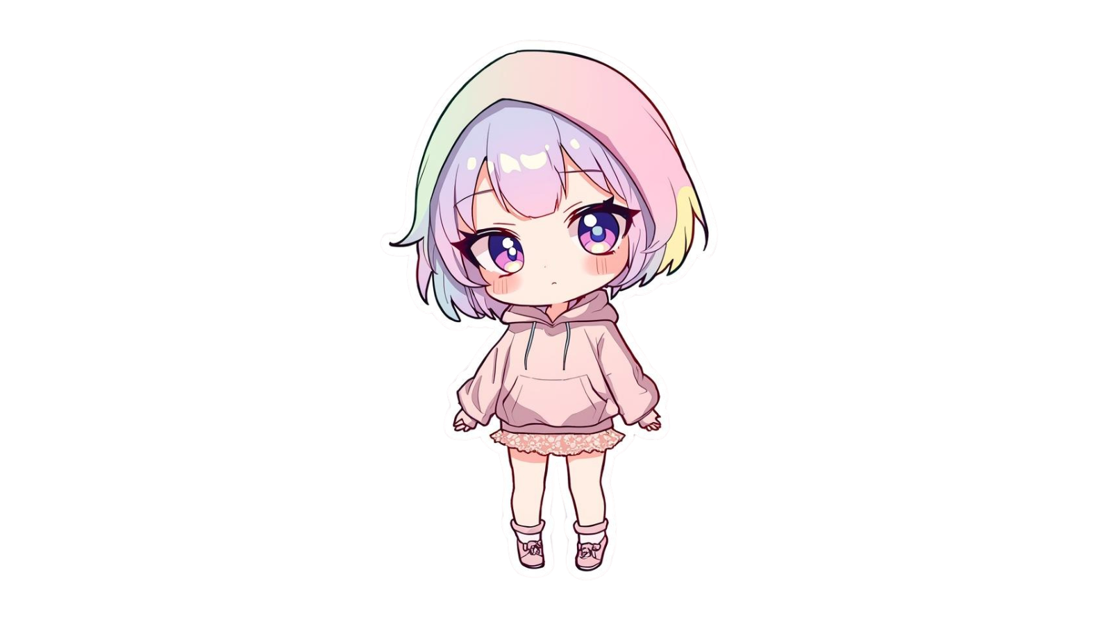 Anime Chibi Bundle 01 Character PNG Bundle — Kawaii Collectible Mascot Design | 6000×6000px Ultra HD | Print-Ready for Stickers