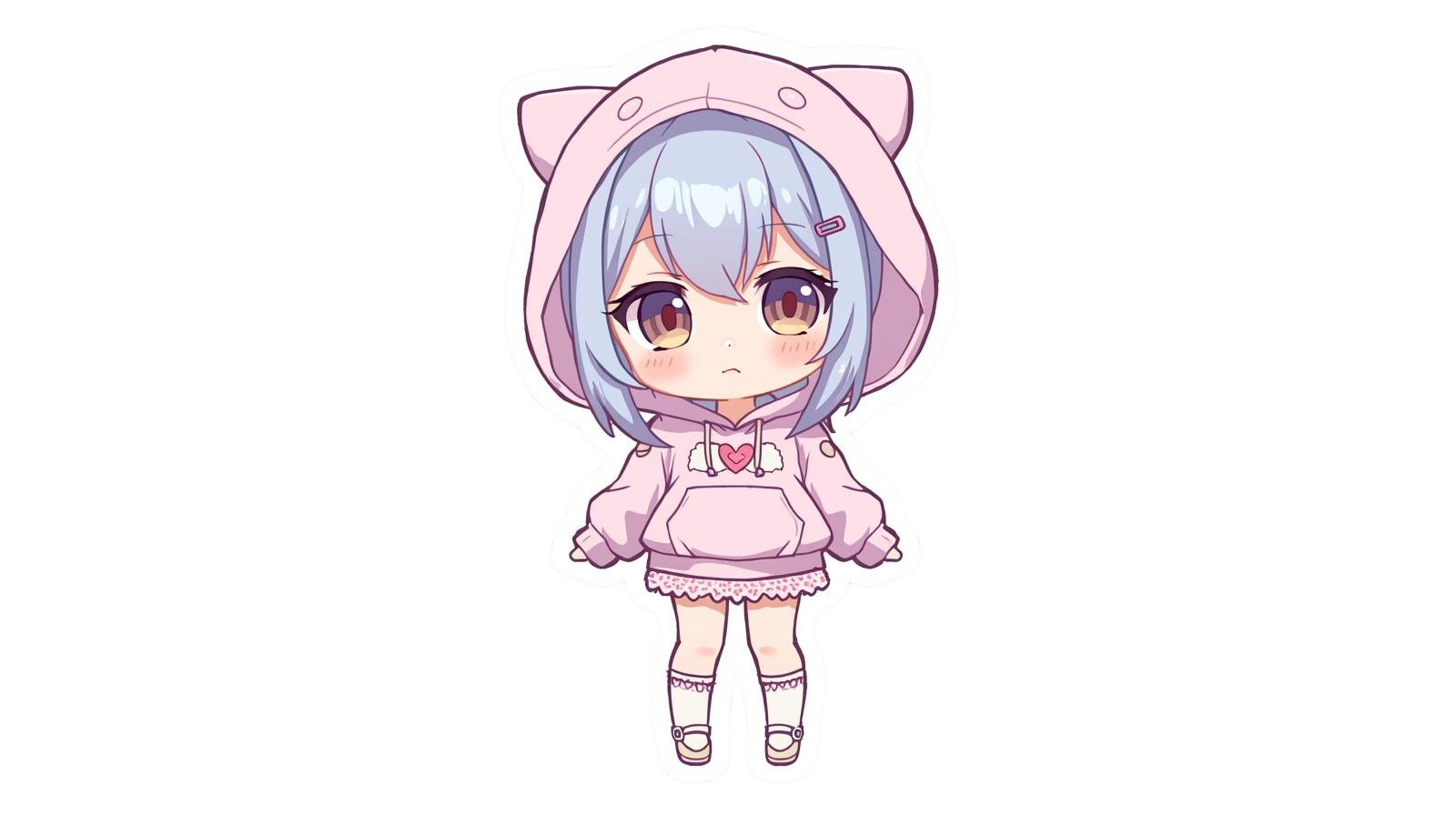 Anime Chibi Bundle 01 Character PNG Bundle — Kawaii Collectible Mascot Design | 6000×6000px Ultra HD | Print-Ready for Stickers
