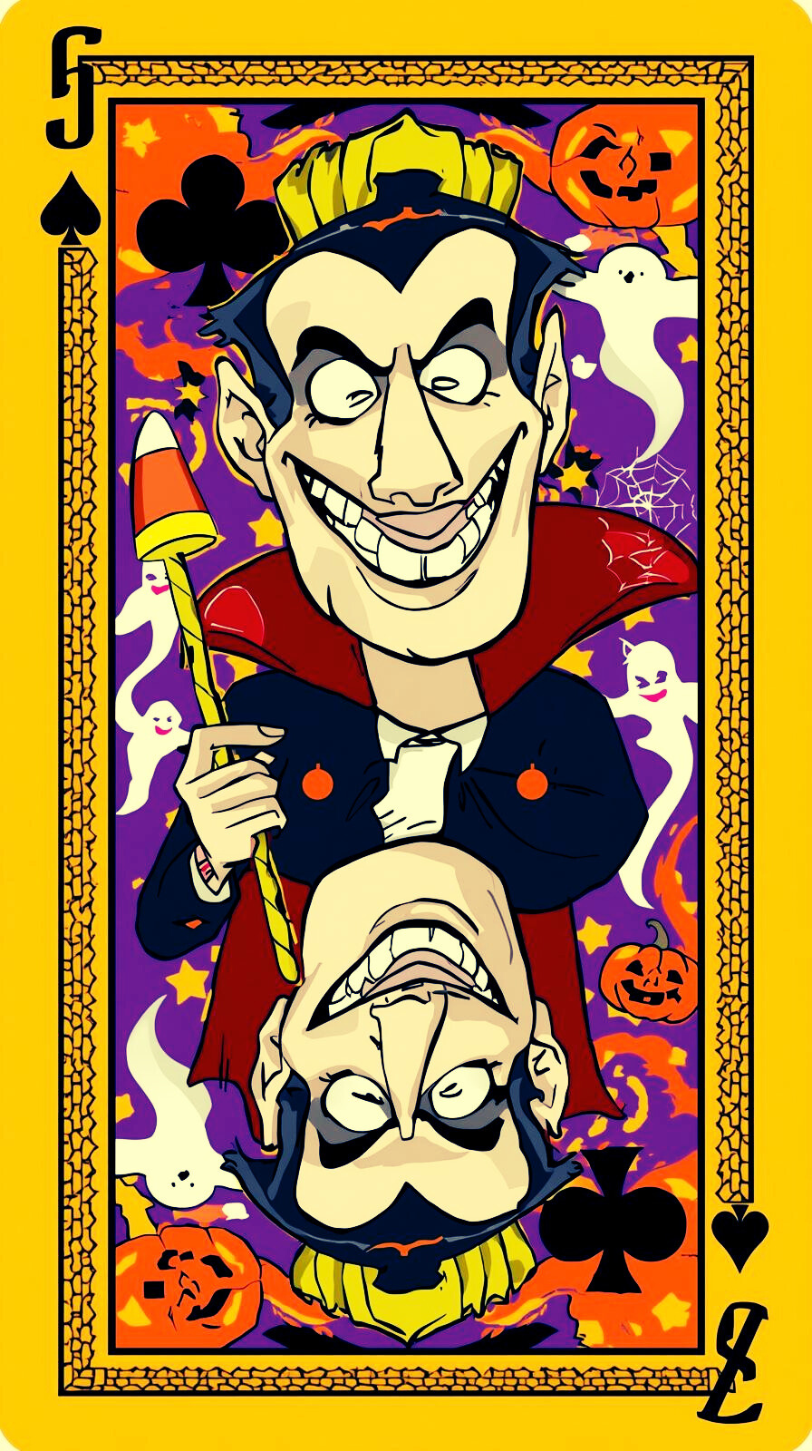 Colorful Spooky Art Festive Bundle [8 cards]