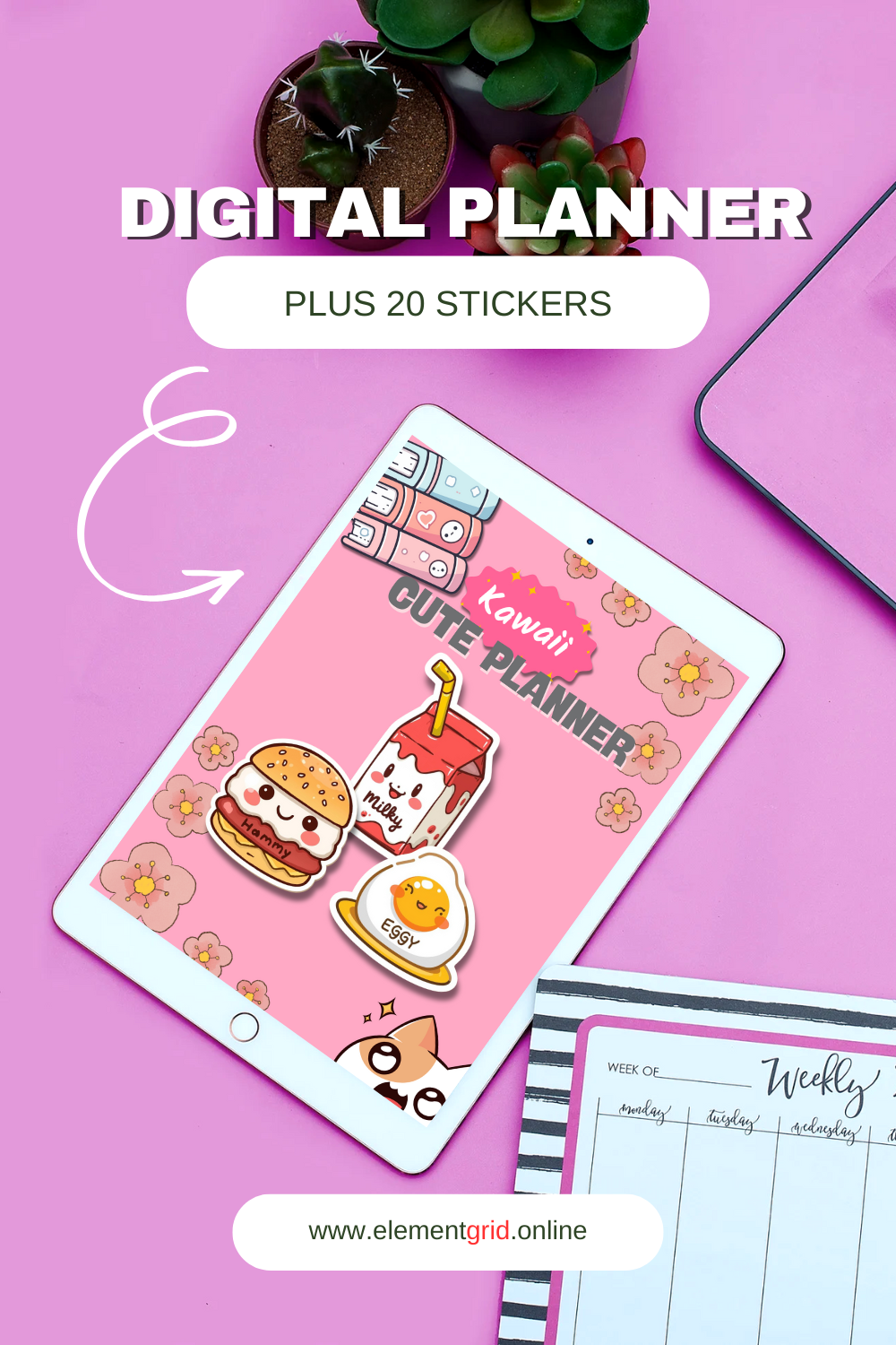 ✨ 2025 Digital Planner + 20 Stickers